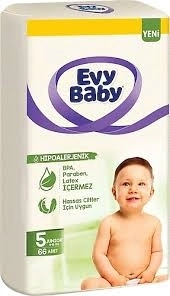Evy Baby 5 Numara Junior 66’lı Bebek Bezi