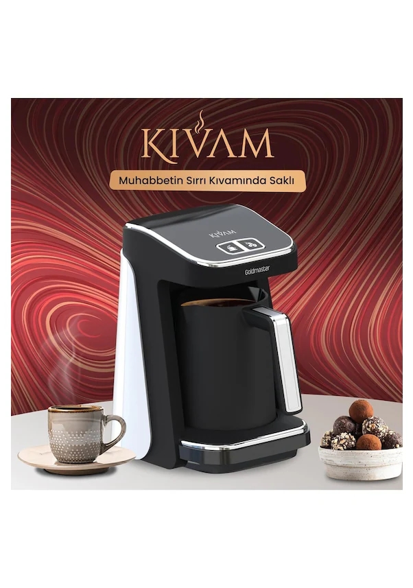 GoldMaster GM-8380EB Kıvam Türk Kahve Makinesi - Beyaz