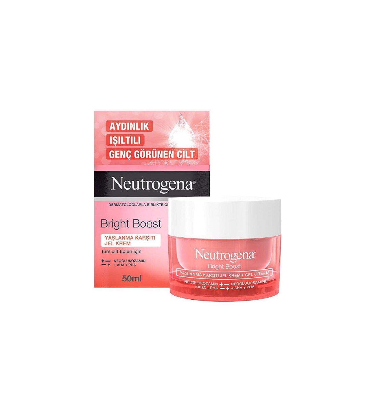 Neutrogena Bright Boost Yaşlanma Karşıtı Jel Krem 50 ml 2 Adet