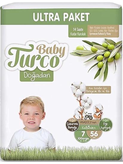 Baby Turco Doğadan 7 Beden XX Large 56’lı Bebek Bezi