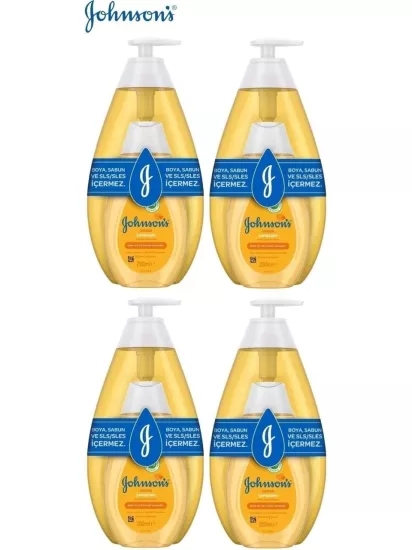 Johnson’s Baby Bebek Şampuanı 750 ml + 200 ml 4 Adet