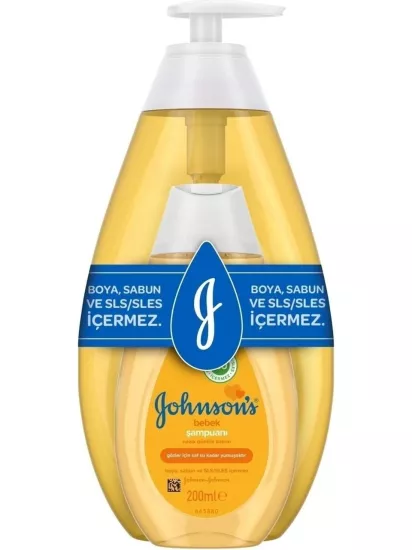 Johnson’s Baby Bebek Şampuanı 750 ml + 200 ml 4 Adet