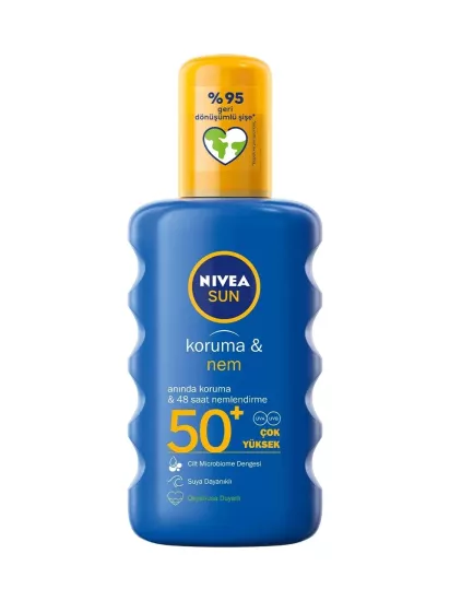 Nivea Koruma & Nem 200 ml 50 Faktör Sprey Güneş Kremi