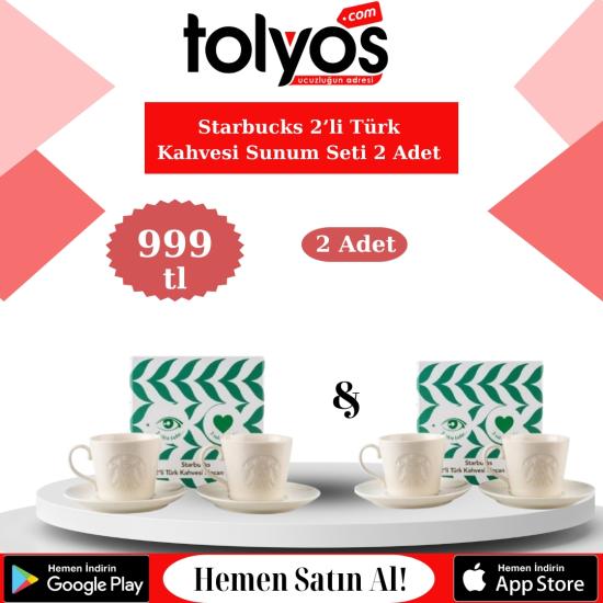 Starbucks 2’li Türk Kahvesi Sunum Seti 2 Adet