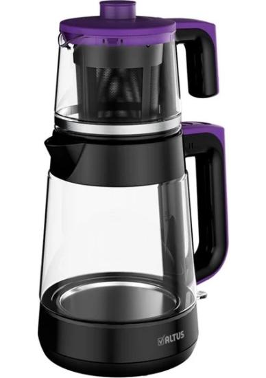 Altus AL 796 S 1900 W Siyah Cam Çay Makinesi