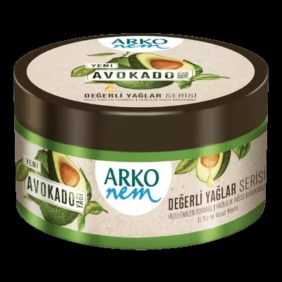 Arko Nem Değerli Yağlar Avokado Yağı 250 ml Nemlendirici Krem
