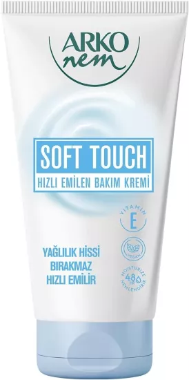 Arko Temel Bakım Soft Touch Tüp El Kremi 60 ml