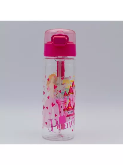 Tuffex Solo Desenli 500 ml Pipetli Plastik Matara