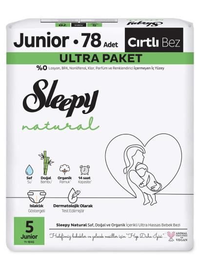 Sleepy Natural 5 Numara Junior 78’li Bebek Bezi