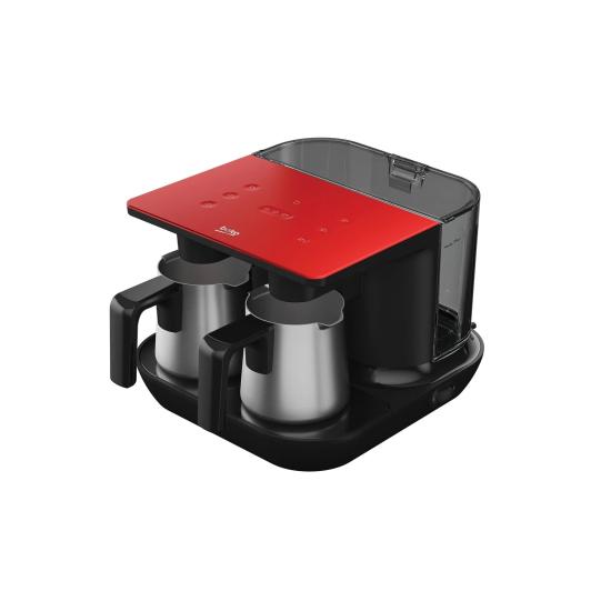 Beko TKM 8961 K Keyf Kırmızı Çelik İkili Türk Kahve Makinesi