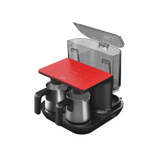 Beko TKM 8961 K Keyf Kırmızı Çelik İkili Türk Kahve Makinesi