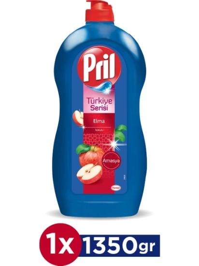 Pril Türkiye Serisi Amasya Elma Kokulu 1306 ml / 1350 gr Bulaşık Deterjanı- 2 li