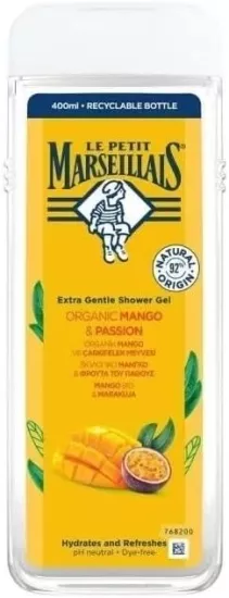 Le Petit Marseillais Mango ve Çarkıfelek Meyvesi Duş Jeli 400 ml