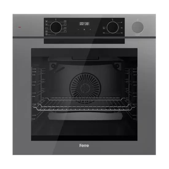 Ferre Fryart Steam QEP64CPR Gri Ankastre Fırın