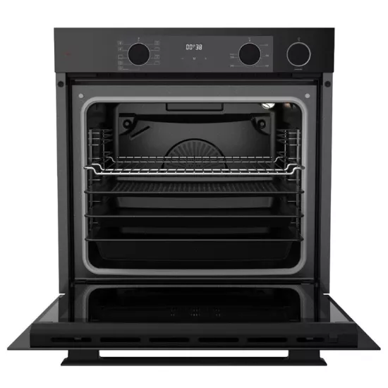 Ferre Fryart Steam QEP64CS Siyah Ankastre Fırın