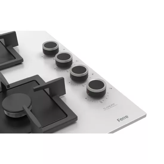 Ferre SC 206 FA 60cm Beyaz Flameart Ankastre Ocak 