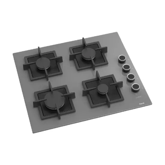 FERRE SC 208 FA 60cm GRİ FlameArt Ankastre Ocak