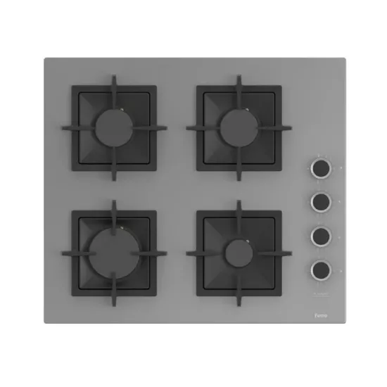 FERRE SC 208 FA 60cm GRİ FlameArt Ankastre Ocak