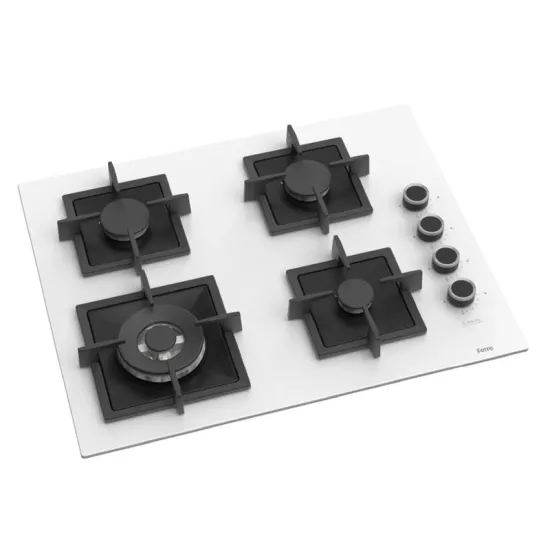 Ferre SC406 Flameart Wok Gözlü Beyaz Ankastre Ocak