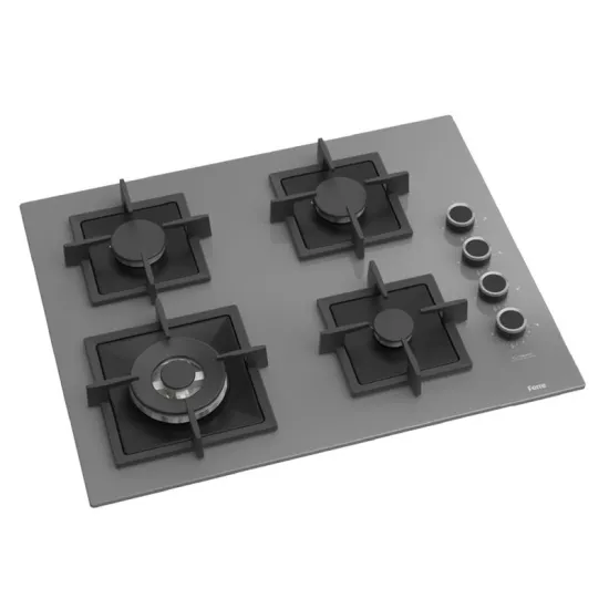 Ferre SC408 Flameart Wok Gözlü Gri Ankastre Ocak