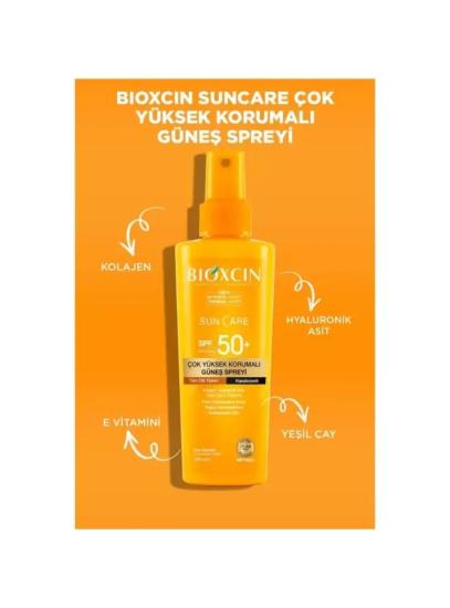Bioxcin 50 ml 50 Faktör Güneş Spreyi