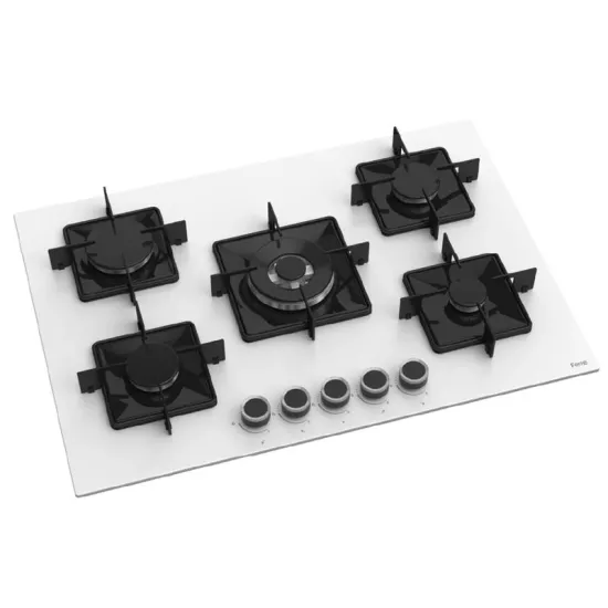 Ferre SS036 Beyaz Cam Ankastre Ocak