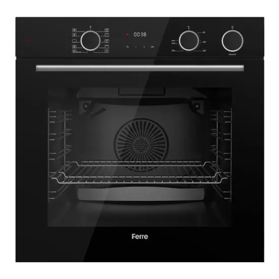 Ferre XE64CS SteamArt FryArt Siyah Ankastre Fırın